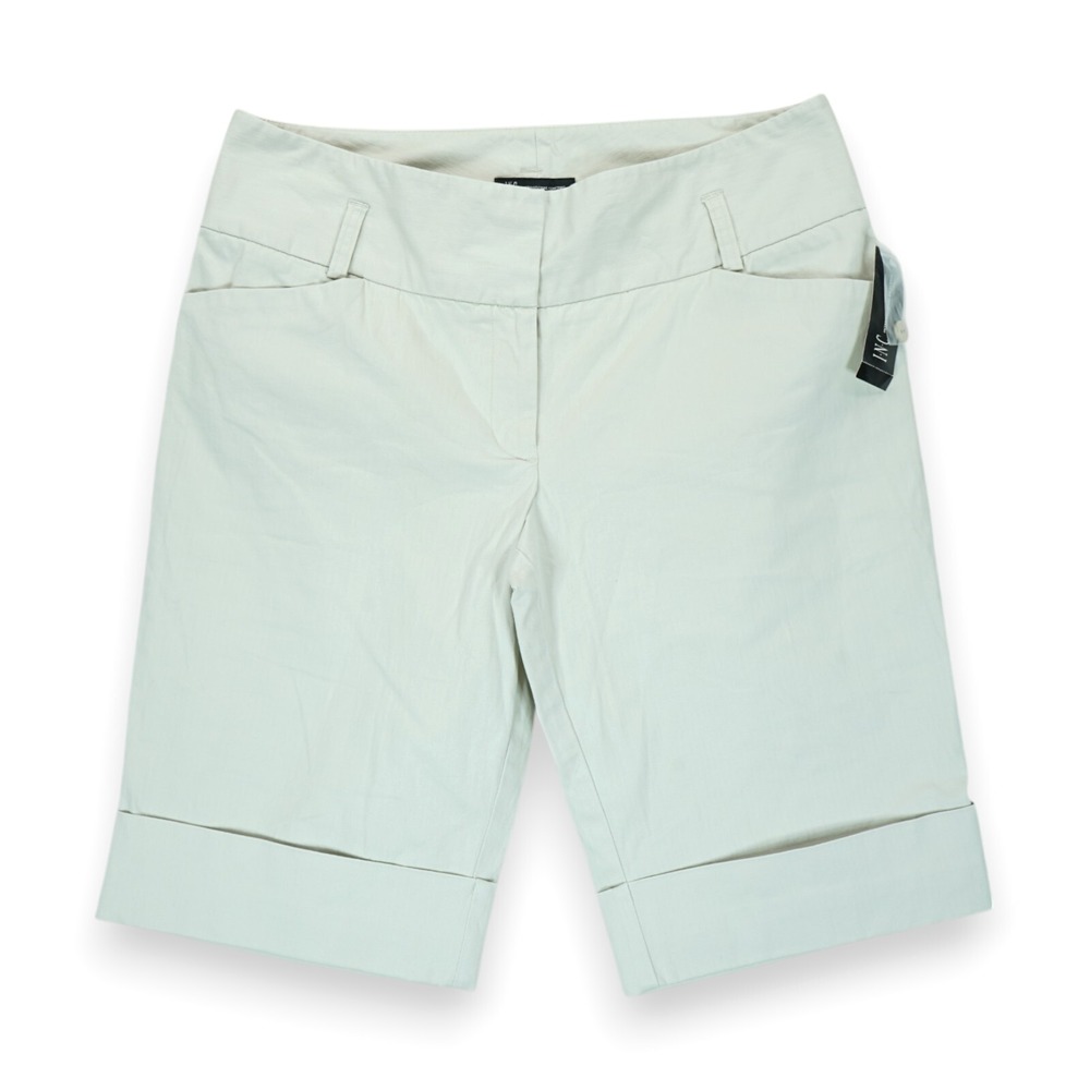 NWT INC International Conceps Women's‎ Bermuba Shorts Beige Size 12 womens